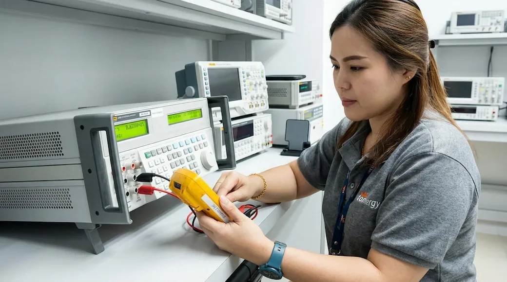 Torr Laboratory electrical calibration